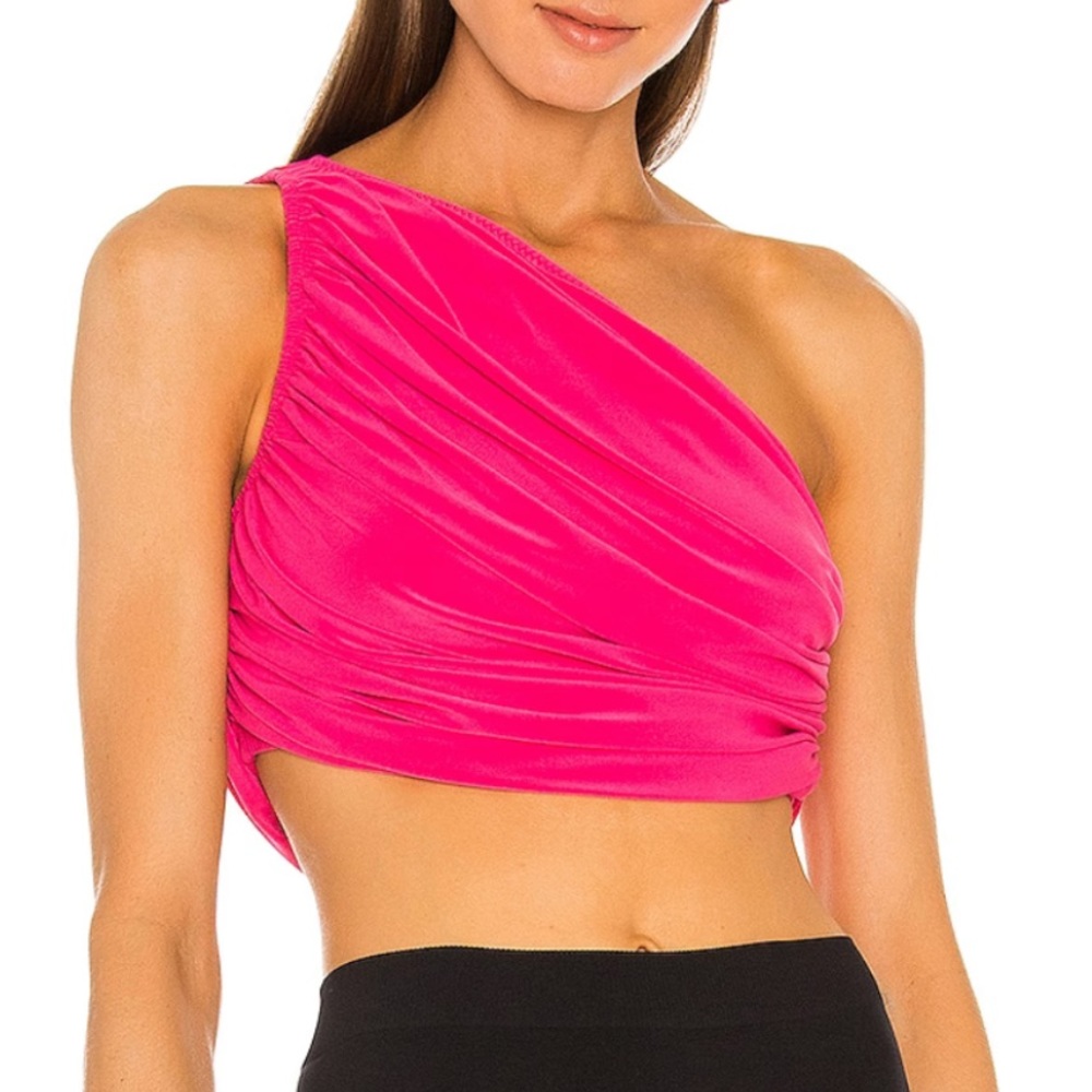 Norma Kamali Diana Top in Rose